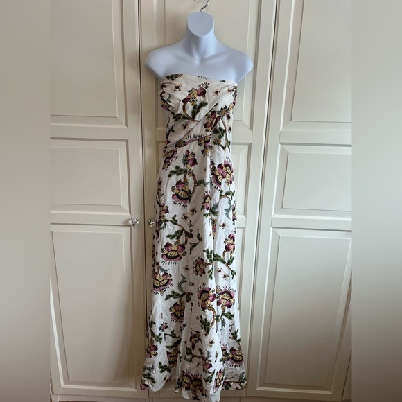 Agua bendita beck vareena floral halter maxi dress Size L, Vacation Summer - Picture 8 of 15